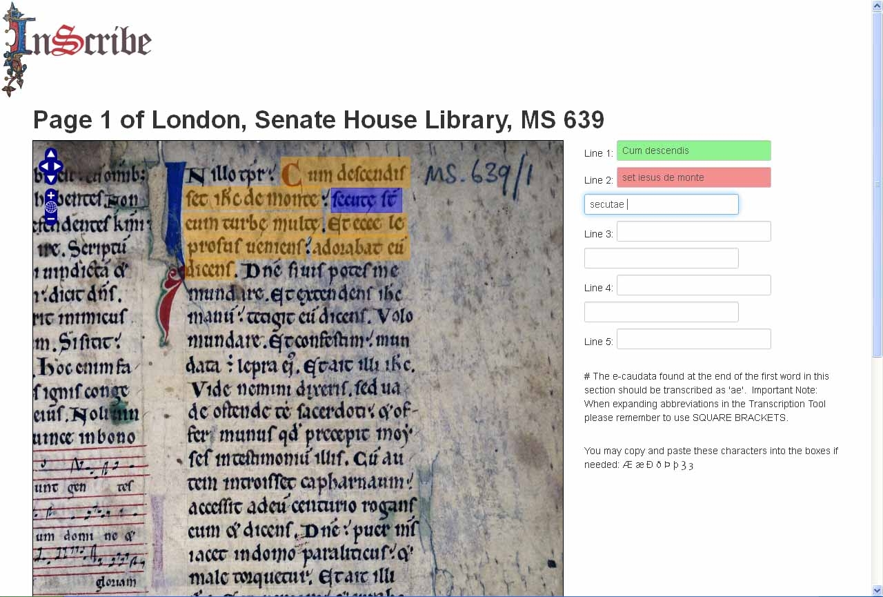 InScribe goes live - On History