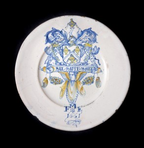 The 'FM' plate. Image courtesy of the Salters’ collection