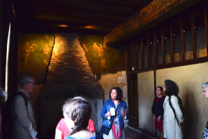 Wall painting in the Byward Tower