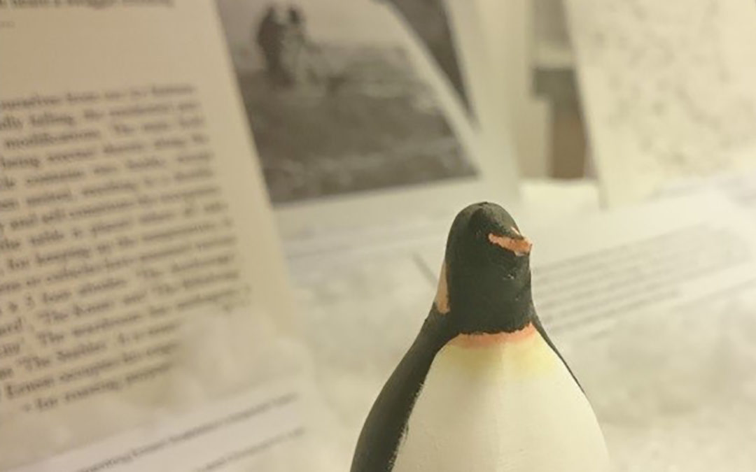 Pollard the 3D Penguin in the IHR Library