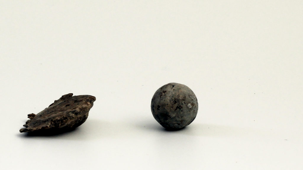 Image of seventeenth-century musket balls