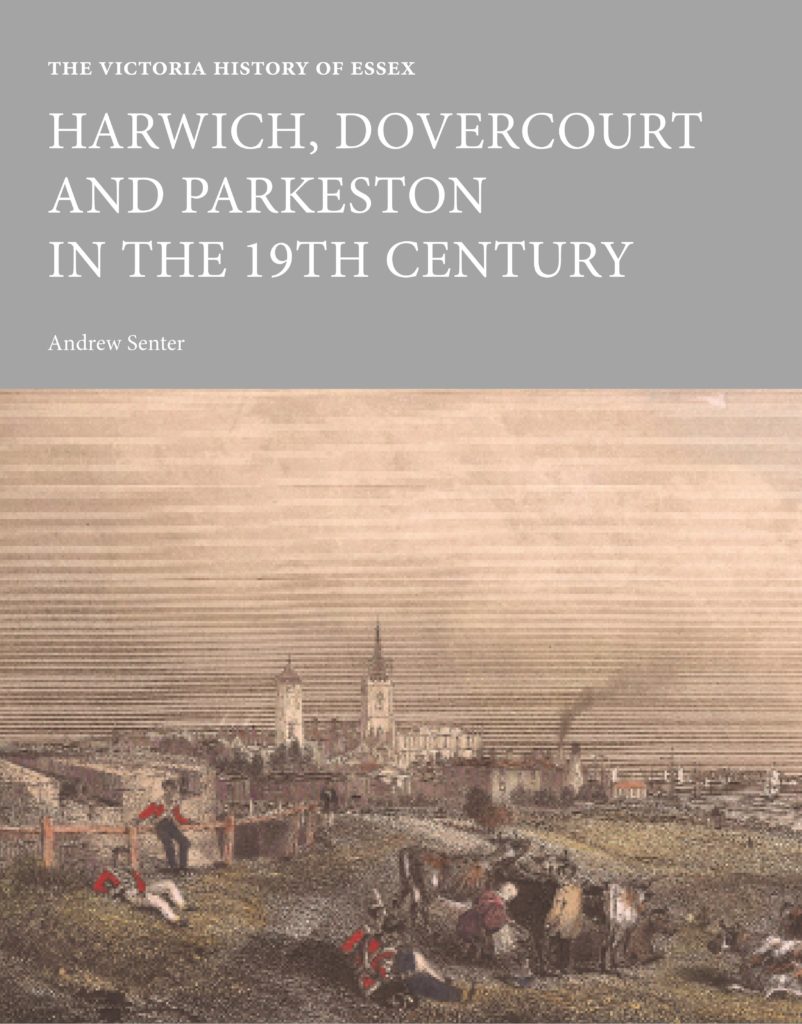 Book cover for VCH Essex history of Harwich, Dovercourt and Parkeston.