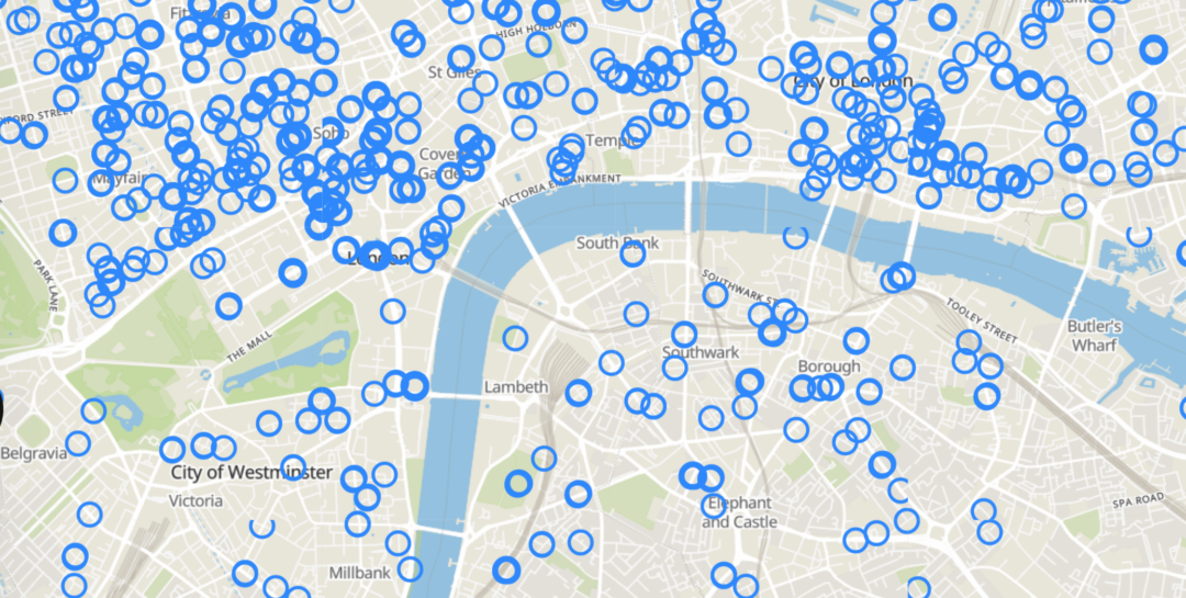 Mapping 2750 furniture makers on Layers of London - On History