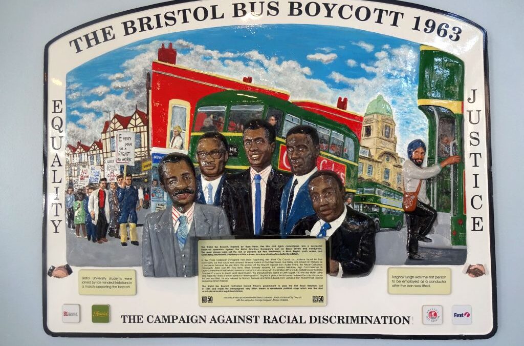 Bristol Bus Boycott plaque