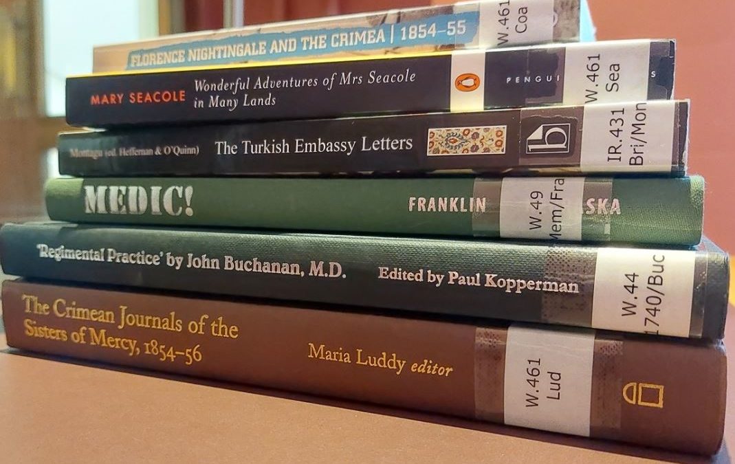pile of books on the subject of medicine