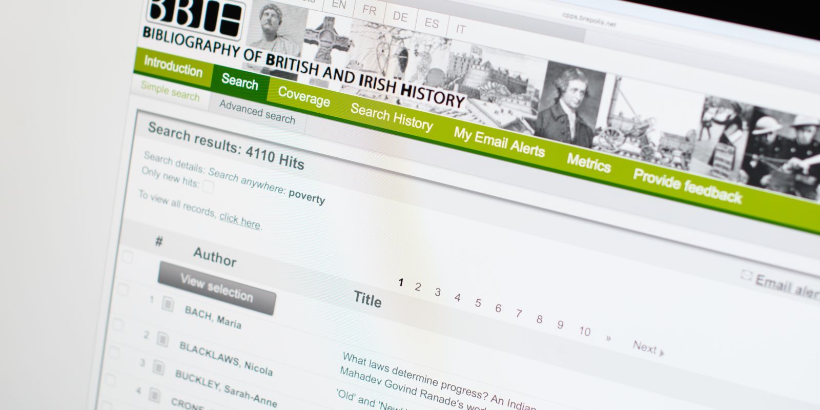 Researching the History of Emotions in the Bibliography of British and Irish History